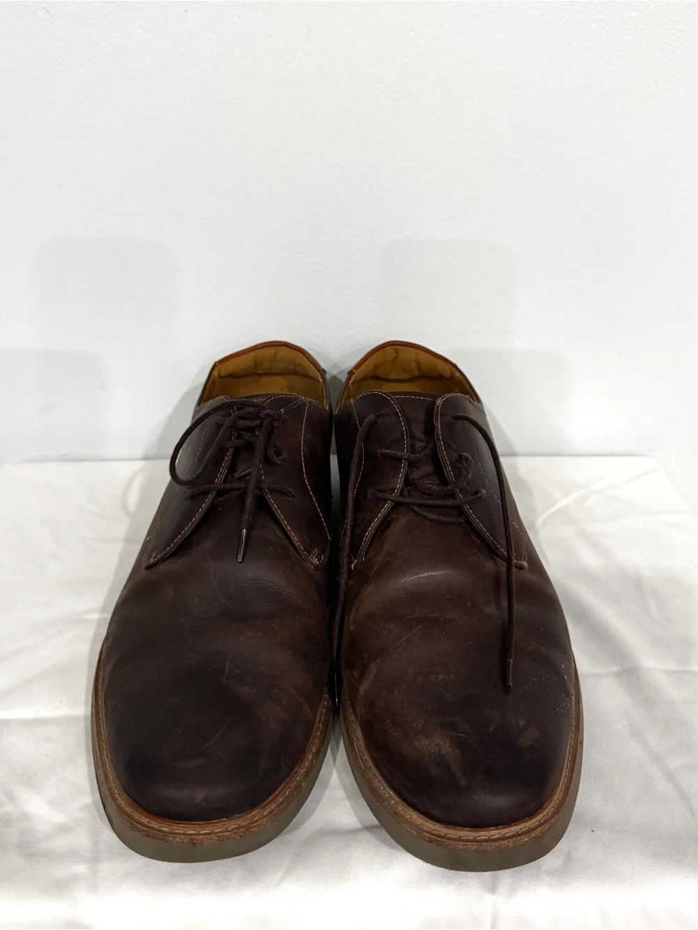 Florsheim Brown Leather Chukka Lace-Up Boots
